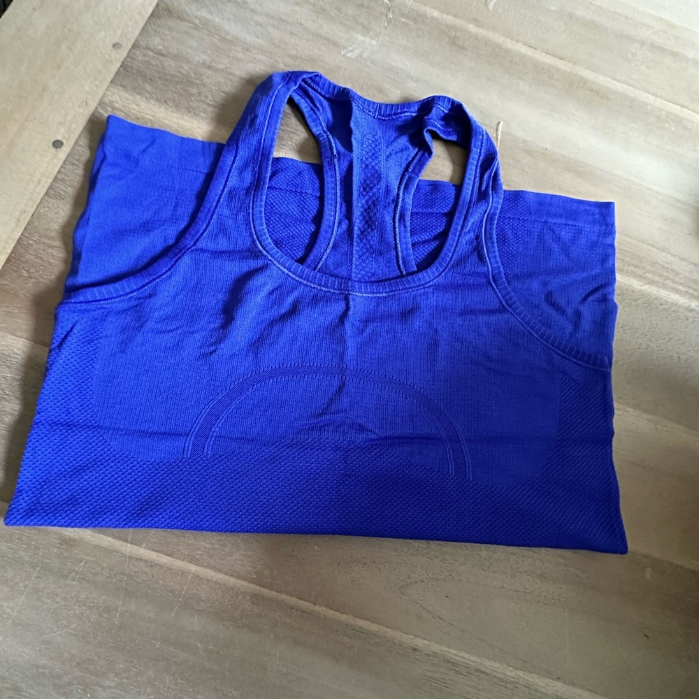lululemon athletica Blue Tank Top